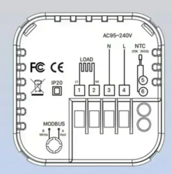 SMARTWISE WIFI chytrý termostat, ewelink, typ ‘C’ (DRY CONTACT), bílý nebo černý - kopie