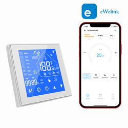 SMARTWISE WIFI chytrý termostat, ewelink, typ ‘C’ (DRY CONTACT), bílý nebo černý - kopie